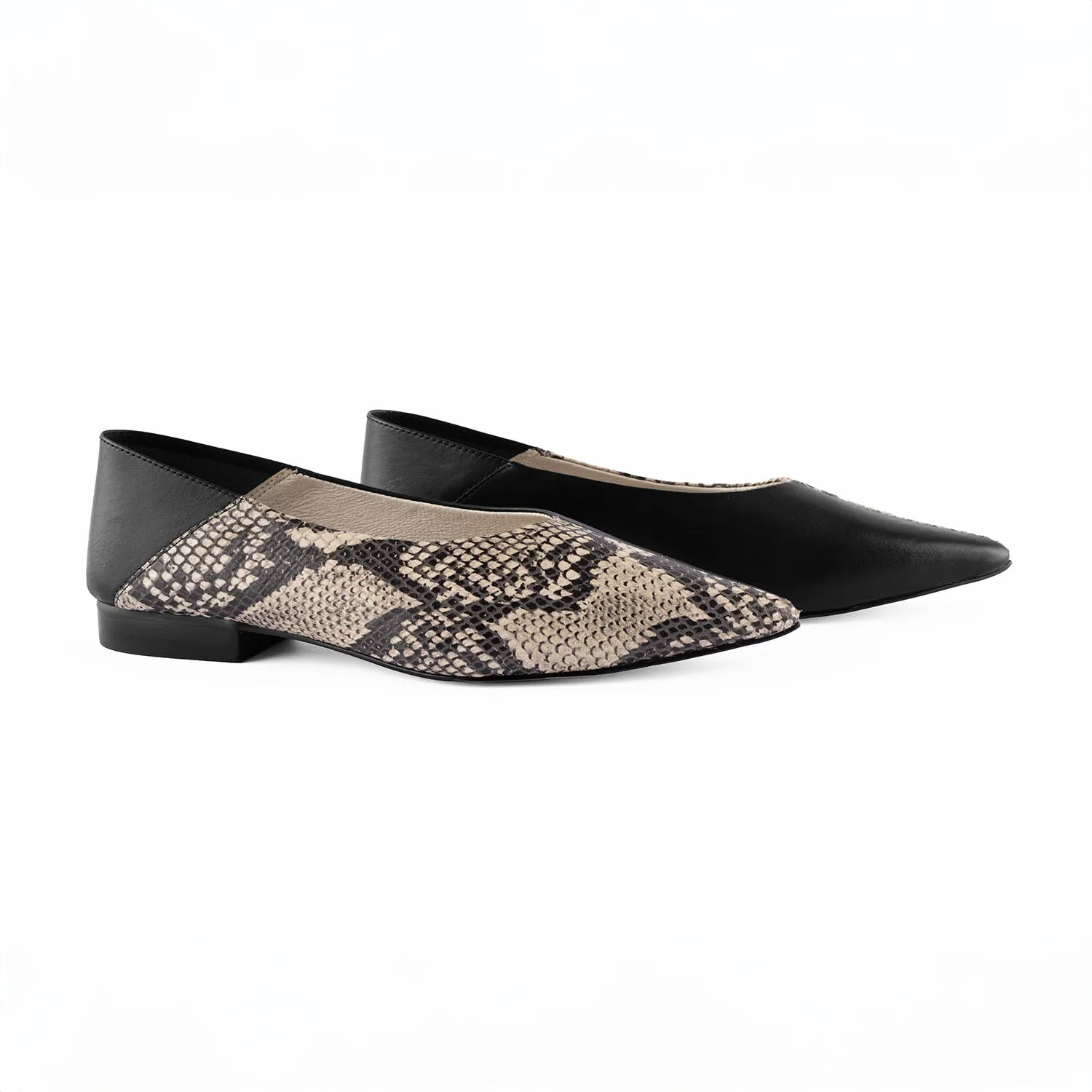 Vinci Shoes Bailarinas Louise Serpiente